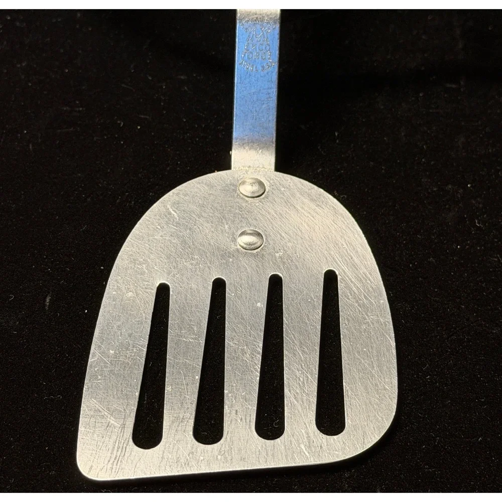 Vintage Ekco Forge Stainless Steel Spatula and Potato Masher Set, Made in USA